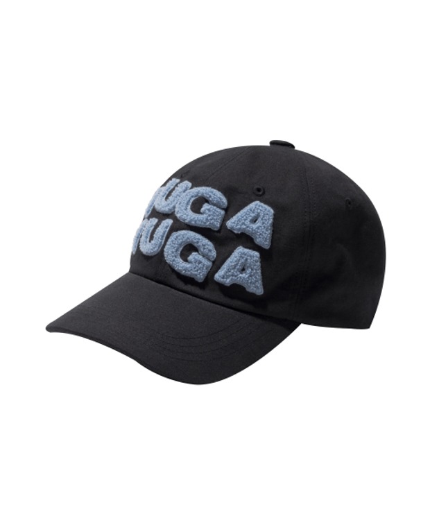 이우가마카라스 Boucle Logo Ball Cap (Black)