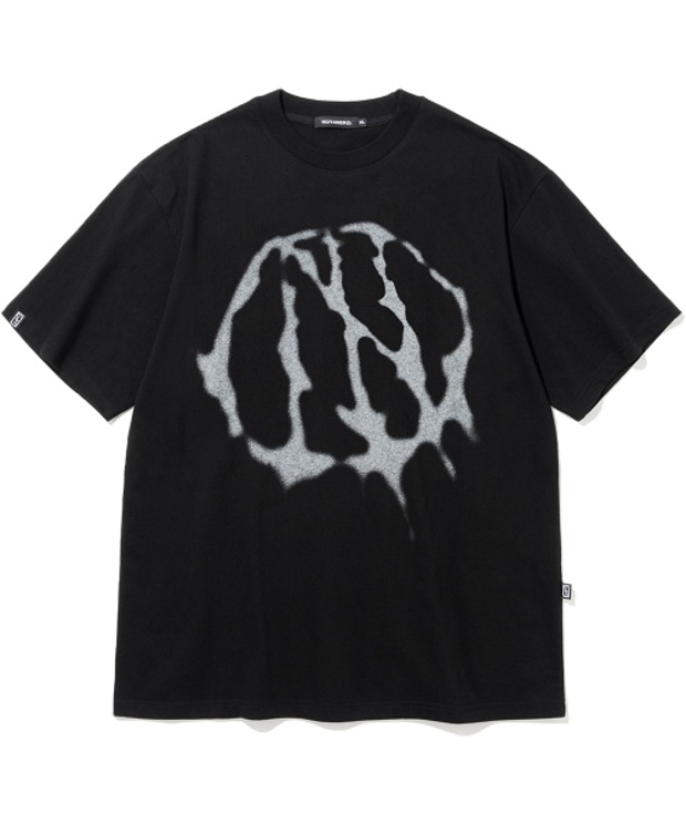 낫포너드 Ink Bleed T-Shirts (Black)