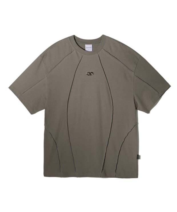가터갤러리 심볼 엣지 컷 티셔츠 SYMBOL EDGE-CUT T-SHIRTS (Khaki)