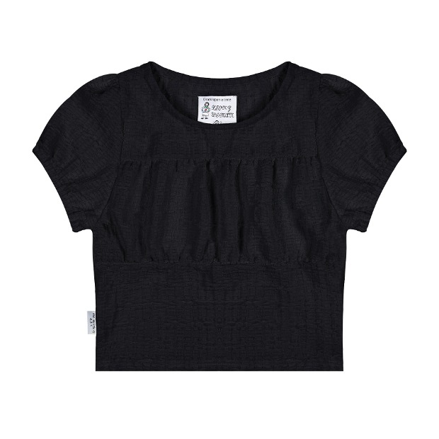 엑스톤즈 우먼 WXT011 퍼퓸 반팔 티셔츠 (BLACK)